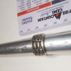 Thick .925 marcasite ring thick band